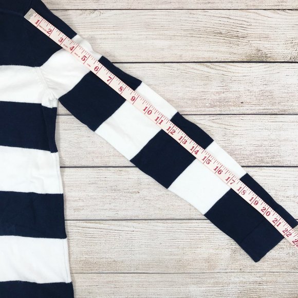 Tommy Hilfiger Navy and White Tunic Sweater - Picture 9 of 9